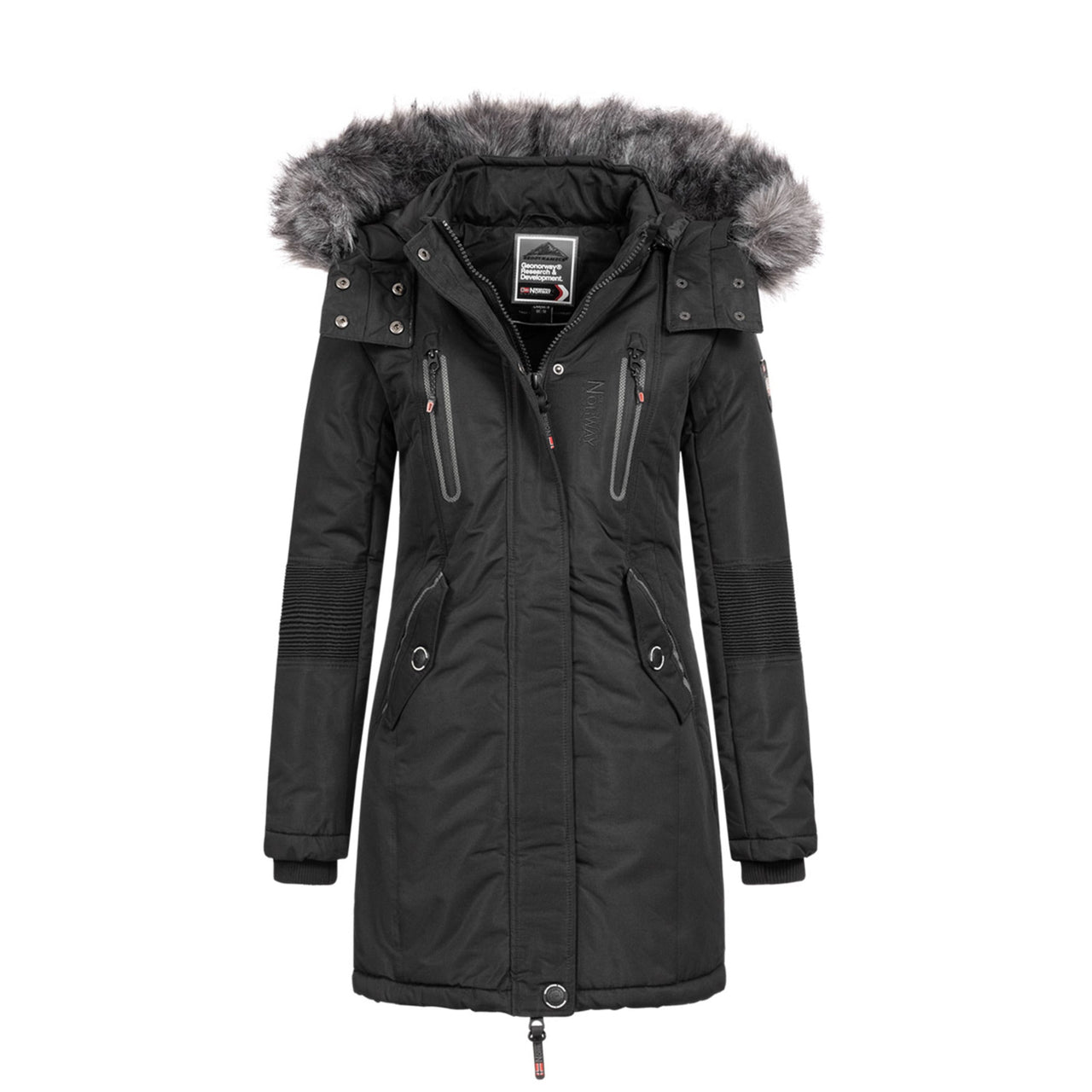 Geographical Norway Coraly Femme - Parka Schwarz - Geographical Norway - S Schwarz