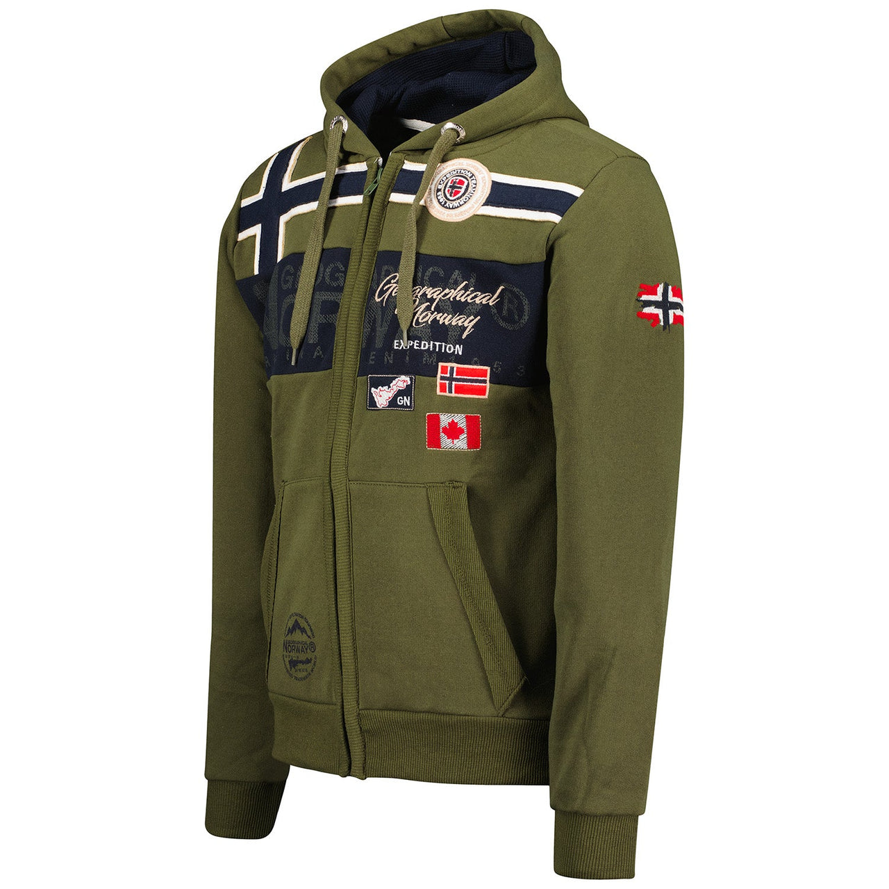 Geographical Norway Garadock Homme - Sweatshirt Khaki - Geographical Norway - S Khaki