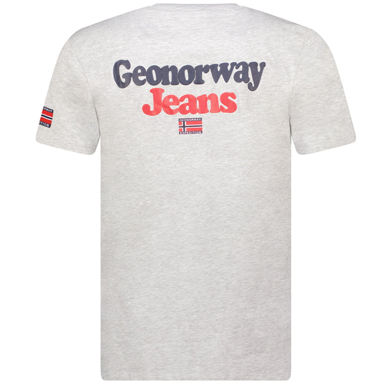 Geographical Norway JOUPPER - T-Shirt Mann Kurzarm, Rundhalsausschnitt Hellgrau - Geographical Norway - M Hellgrau