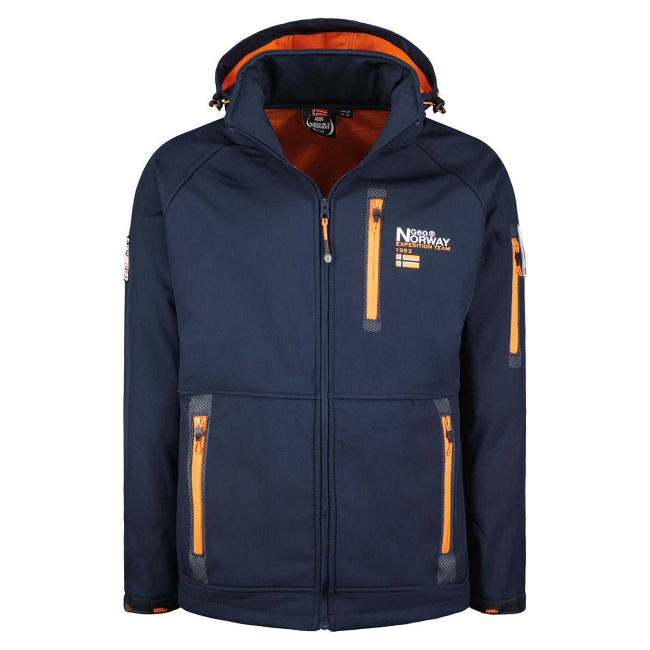 Geographical Norway Roddy Homme - Softshell mit Kapuze Marine - Geographical Norway - S Marine