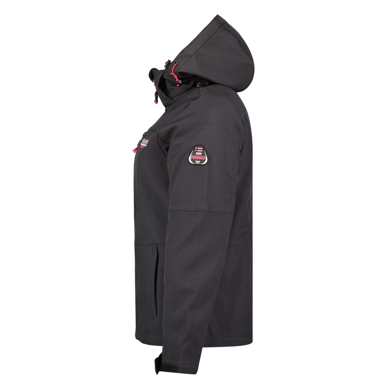 Geographical Norway Timmex Damen - Softshell mit Kapuze Marine - Geographical Norway - S Marine