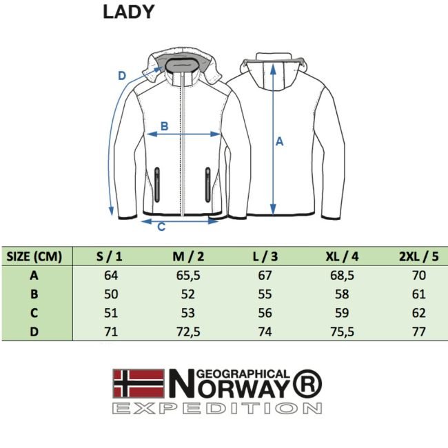 Geographical Norway Timmex Damen - Softshell mit Kapuze Marine - Geographical Norway - S Marine