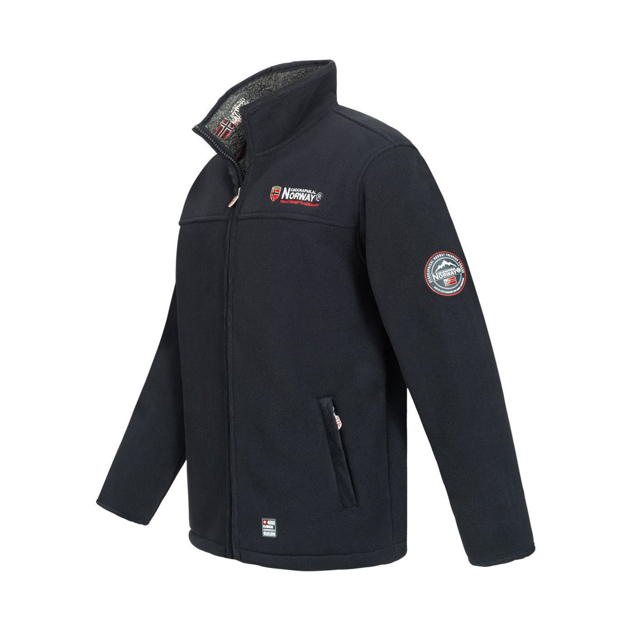 Geographical Norway Ubolt Homme - Kaschierte Sherpa-Fleecejacke Marine Marine - Geographical Norway - S Marine