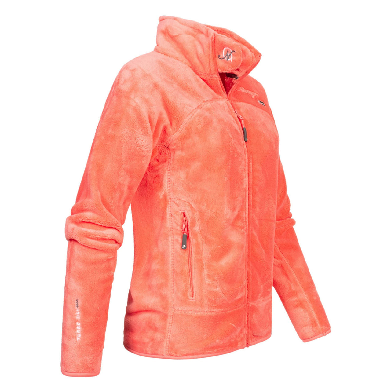 Geographical Norway Upaline Women - Fleece mit Reißverschluss ganz weich Lachs Lachs - Geographical Norway - S Lachs