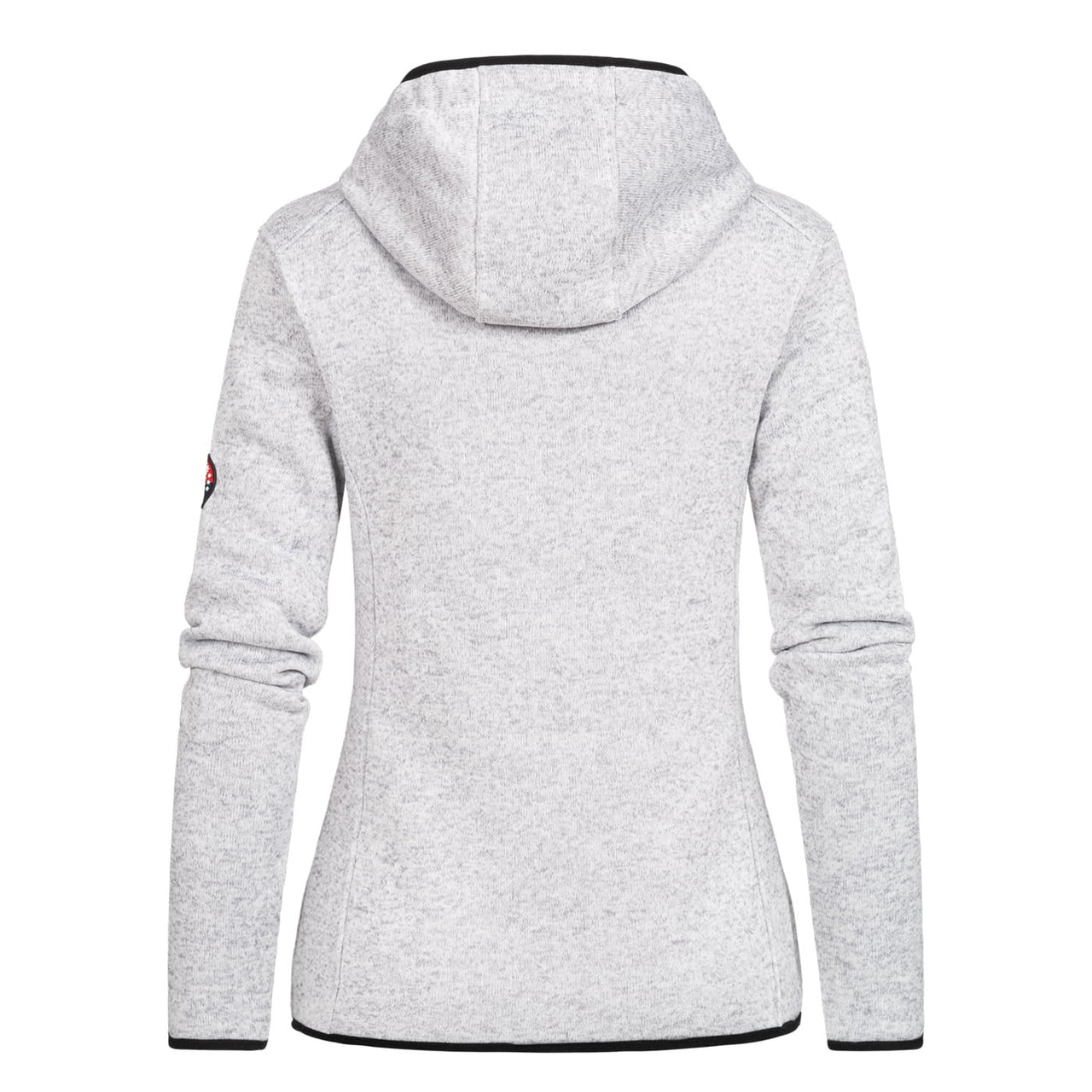 Geographical Norway Upclassica Femme - Kapuzenpullover mit Reißverschlusskragen Weiß Weiß - Geographical Norway - S Weiß