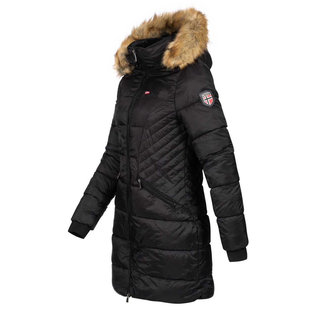 Geographical Norway Abeille Femme - Warm hooded parka Black - Geographical Norway - S Black