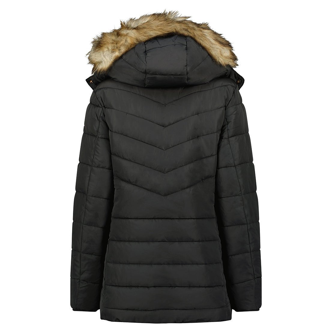 Geographical Norway Ajuju Women - Quilted parka Black - Geographical Norway - S Black