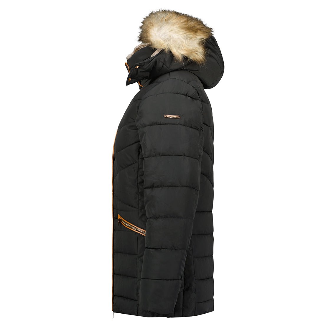 Geographical Norway Ajuju Women - Quilted parka Black - Geographical Norway - S Black