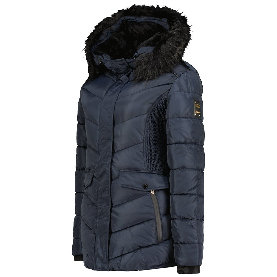 Geographical Norway Augustine Short - Women's long parka Navy - Geographical Norway - S Navy