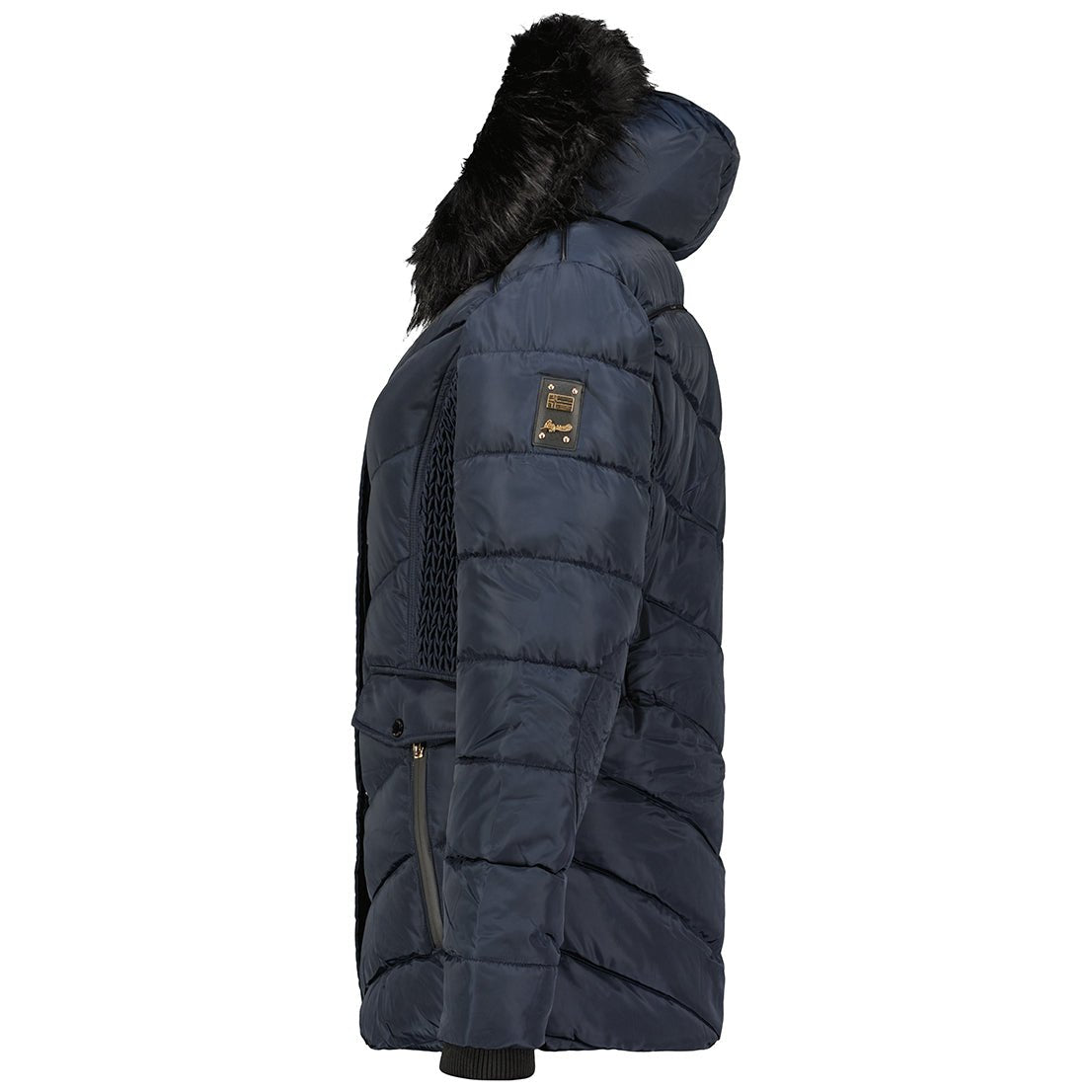 Geographical Norway Augustine Short - Women's long parka Navy - Geographical Norway - S Navy