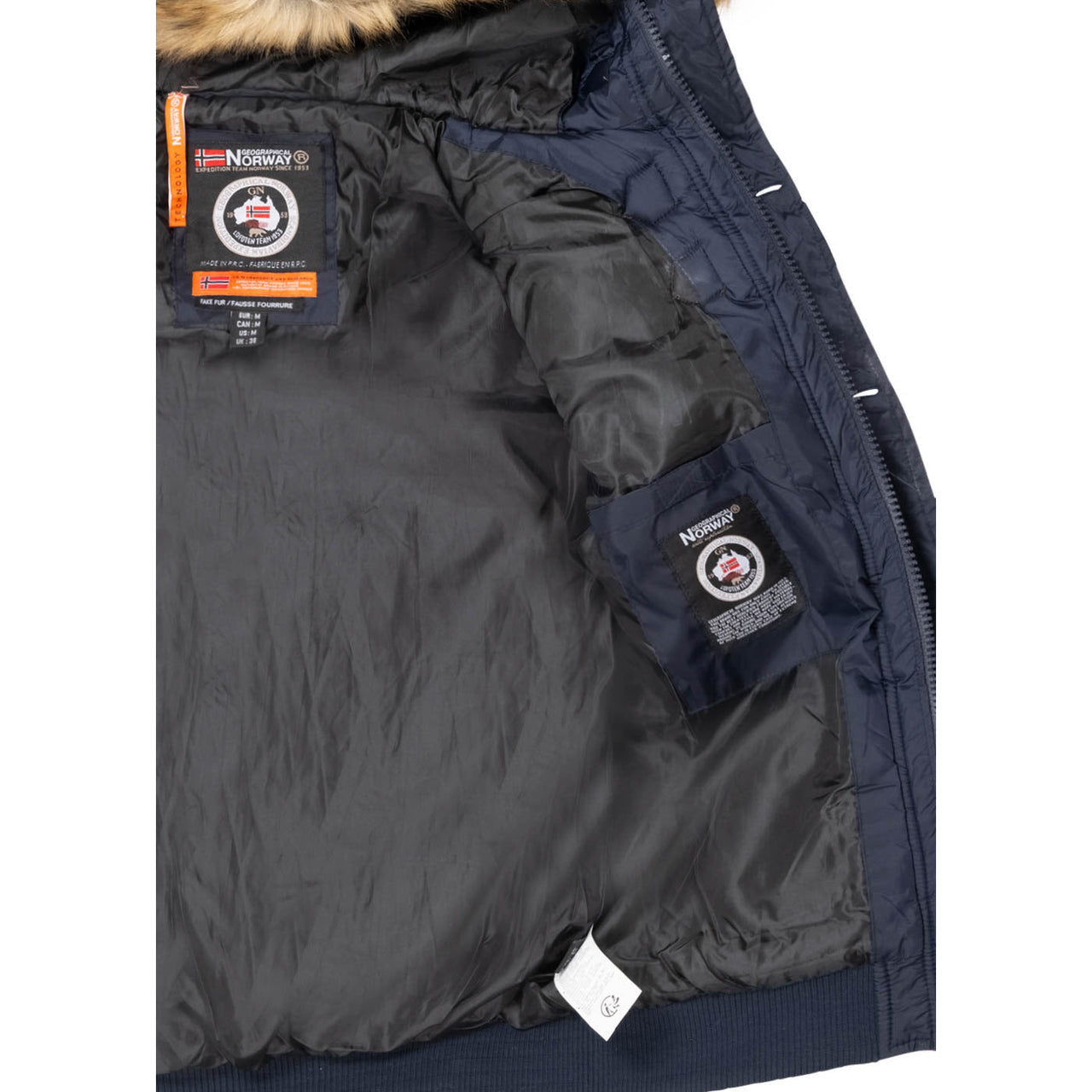 Geographical Norway Belphegore Homme - Quilted padded jacket Navy - Geographical Norway - S Navy