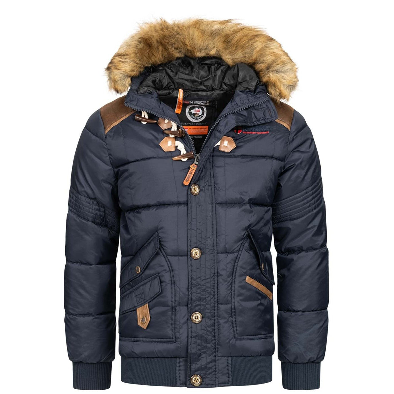 Geographical Norway Belphegore Homme - Quilted padded jacket Navy - Geographical Norway - S Navy