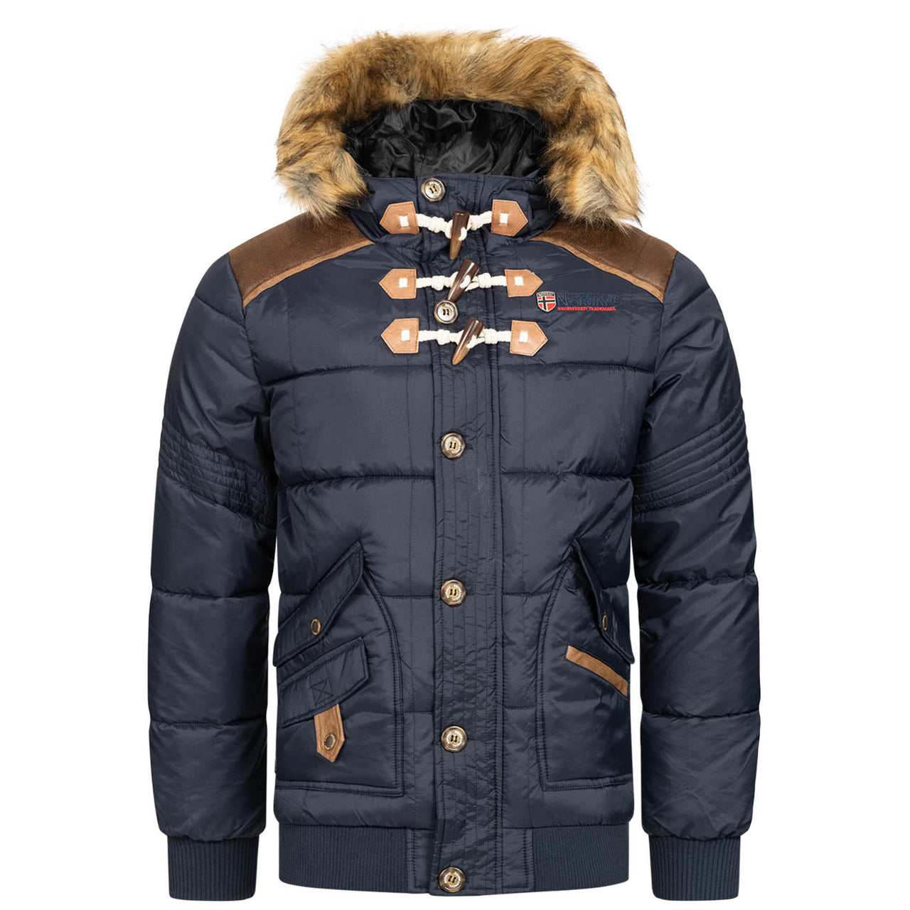 Geographical Norway Belphegore Homme - Quilted padded jacket Navy - Geographical Norway - S Navy