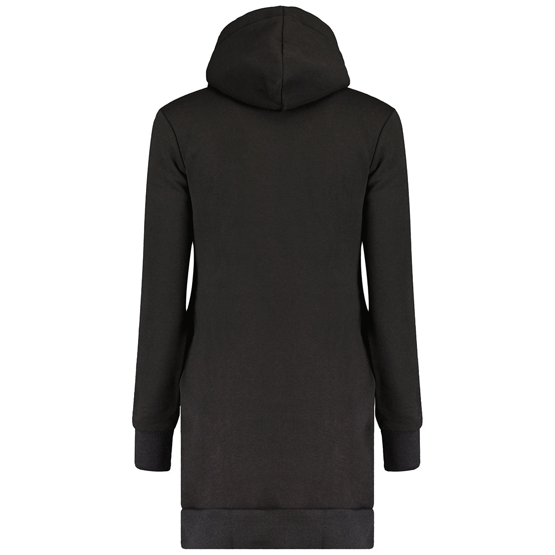 Geographical Norway Fabienne Femme - Hooded Sweat Dress Black - Geographical Norway - S Black