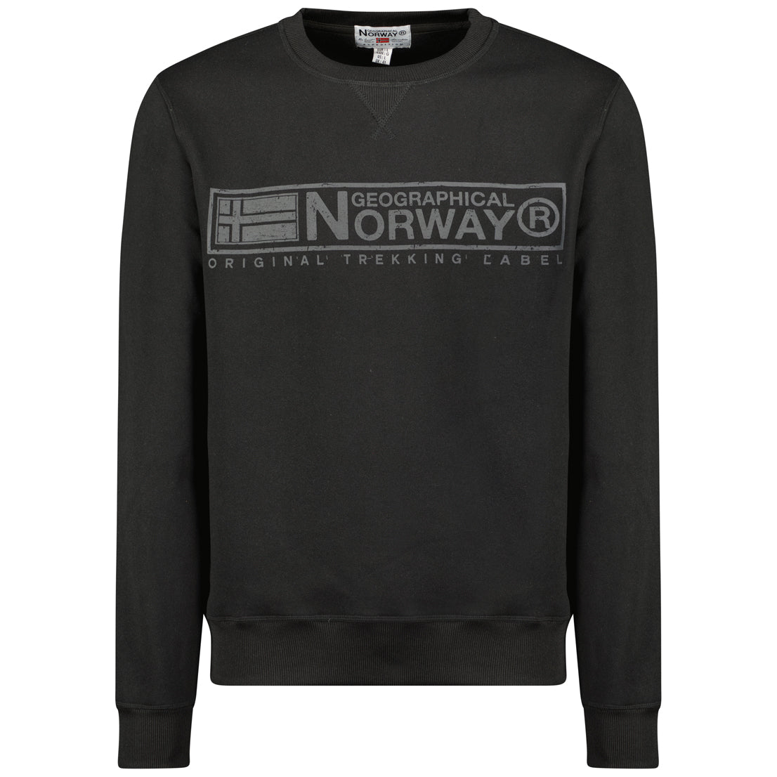 Geographical Norway Gantoine Man - Sweat Black - Geographical Norway - S Black