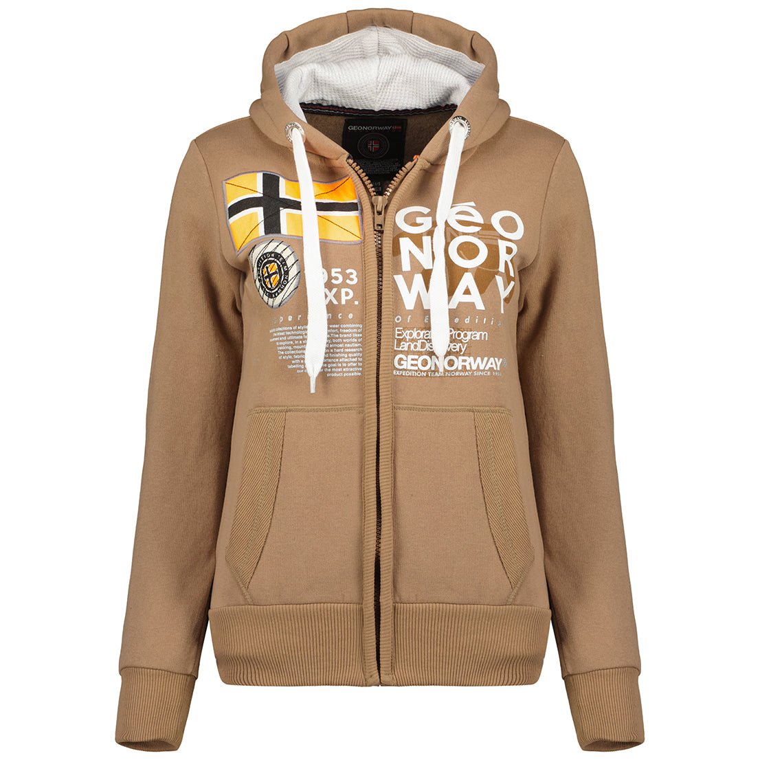 Geographical Norway Gasado Woman - Sweat Taupe - Geographical Norway - S Taupe