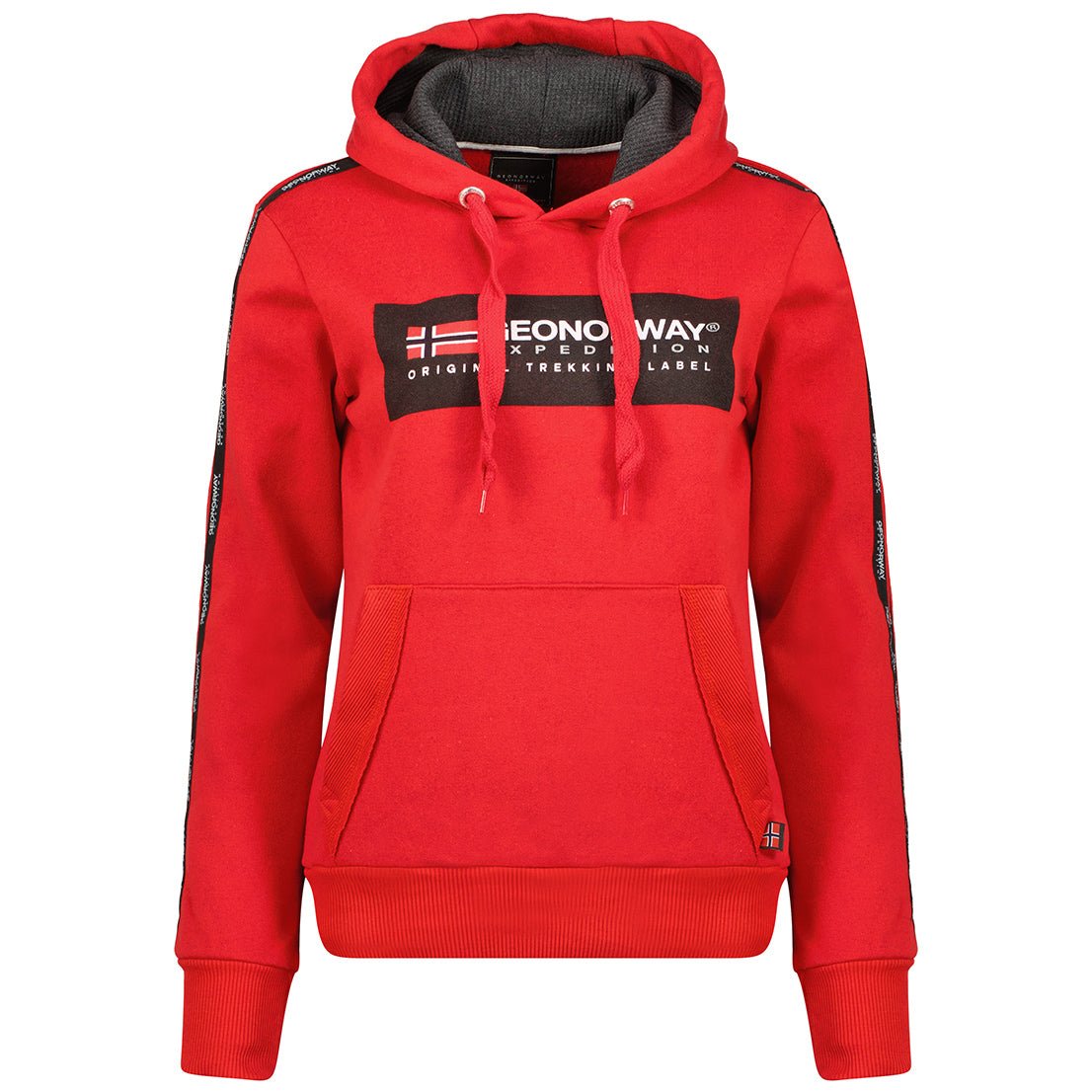 Geographical Norway Gathlete Femme - Hooded sweatshirt Red Red - Geographical Norway - S Red