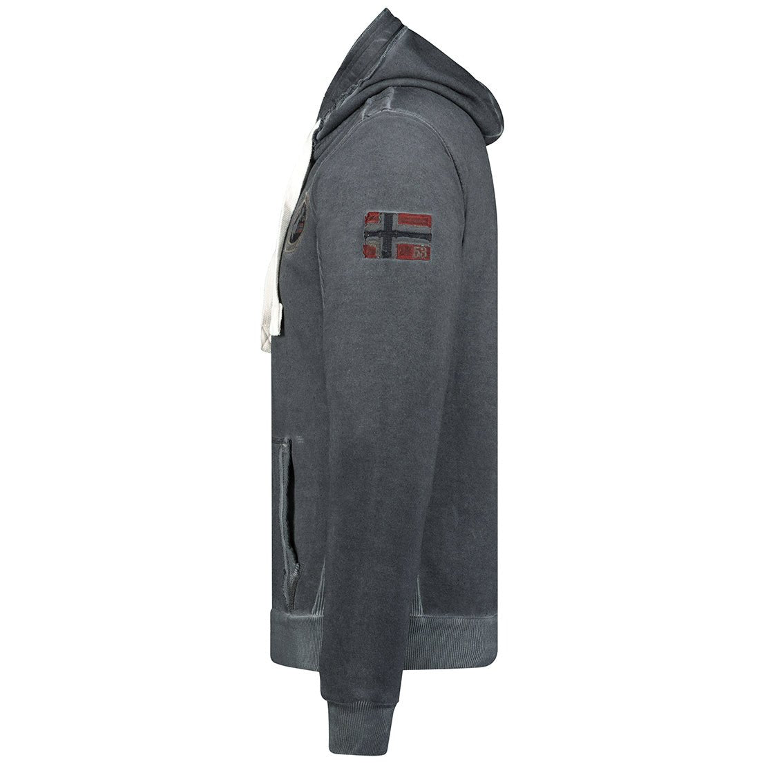 Geographical Norway Gionel Homme - Hooded Sweat Dark Grey Dark Grey - Geographical Norway - S Dark Grey