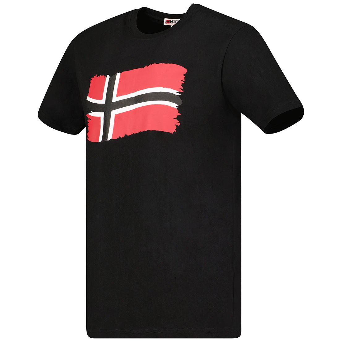 Geographical Norway Jorent Homme - T-shirt Round Neck Short Sleeve Black - Geographical Norway - M Black