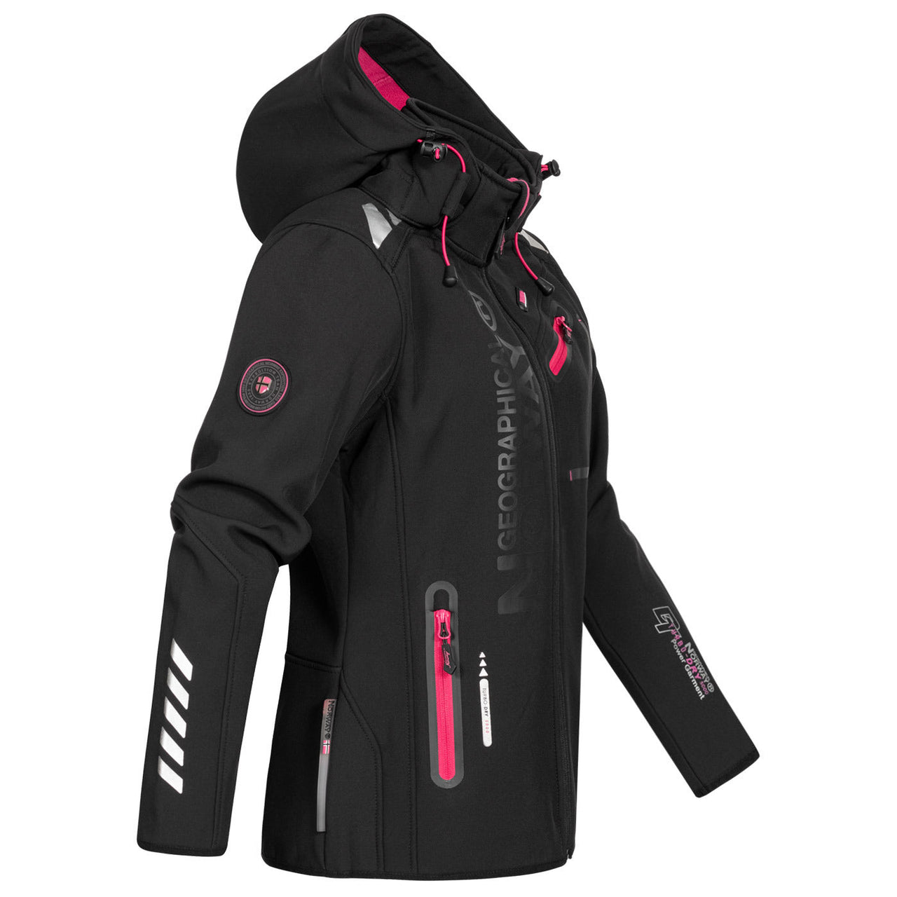 Geographical Norway Reine Femme - Softshell Black Pink - Geographical Norway - S Black Pink