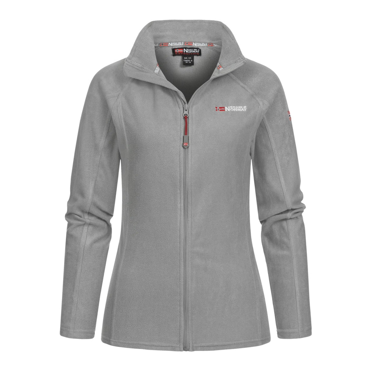 Geographical Norway Tug Femme - Micro - polaire Gris Clair - Geographical Norway - S Gris Clair