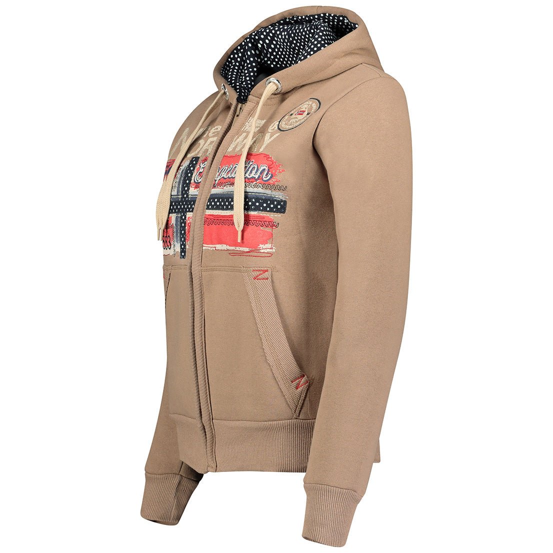 Geographical Norway Geographical Norway Farlotte Mujer - Sudadera con capucha Topo - Geographical Norway - S Topo