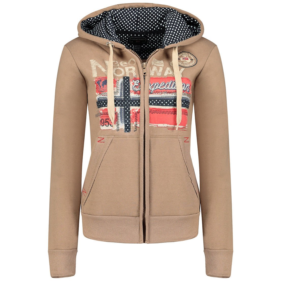 Geographical Norway Geographical Norway Farlotte Mujer - Sudadera con capucha Topo - Geographical Norway - S Topo