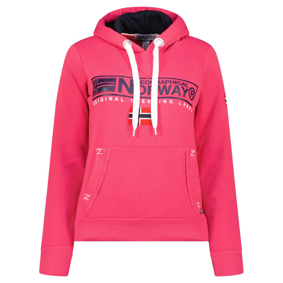 Geographical Norway Geographical Norway Gasic Mujer - Sudadera con capucha Flash pink Flash pink - Geographical Norway - S Flash pink