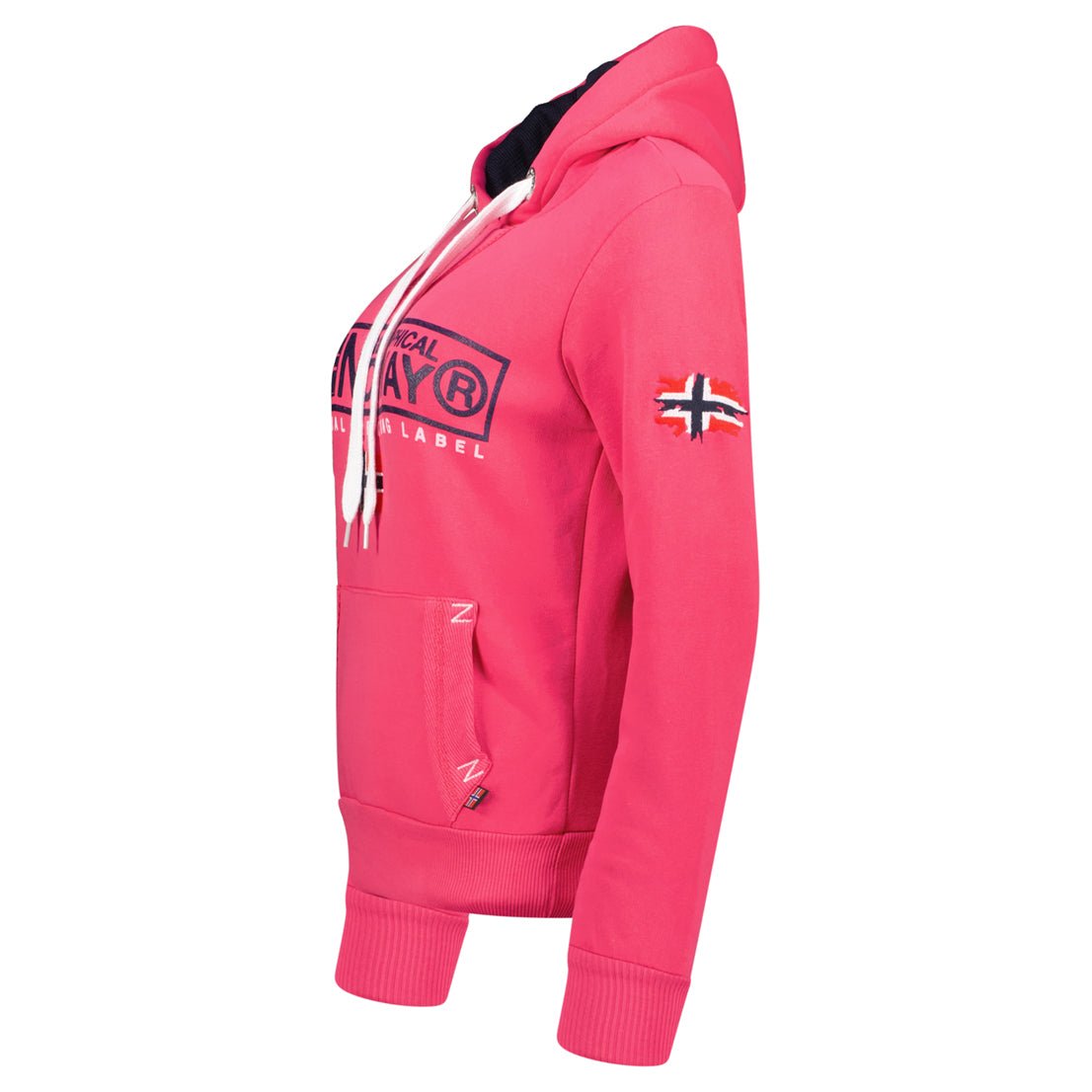 Geographical Norway Geographical Norway Gasic Mujer - Sudadera con capucha Flash pink Flash pink - Geographical Norway - S Flash pink