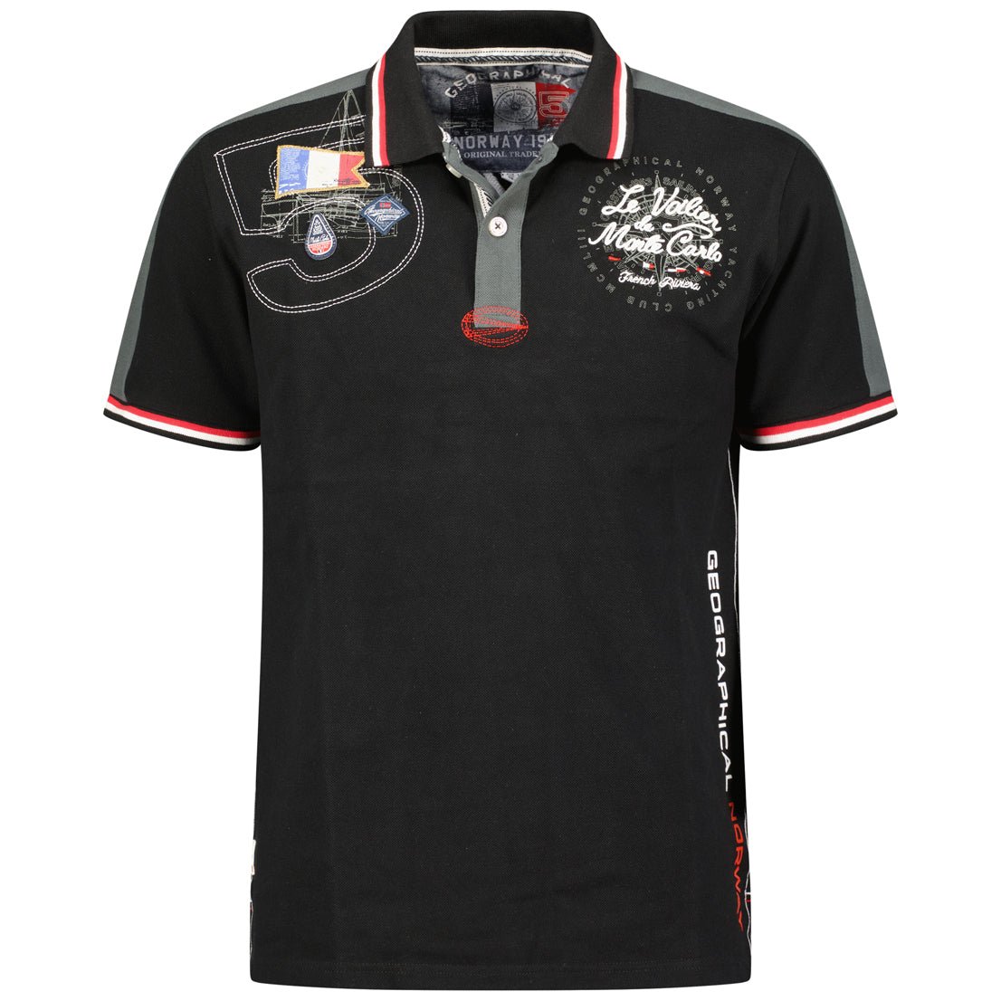 Geographical Norway Geographical Norway Kalvin Hombre - Polo manga corta Negro - Geographical Norway - M Negro