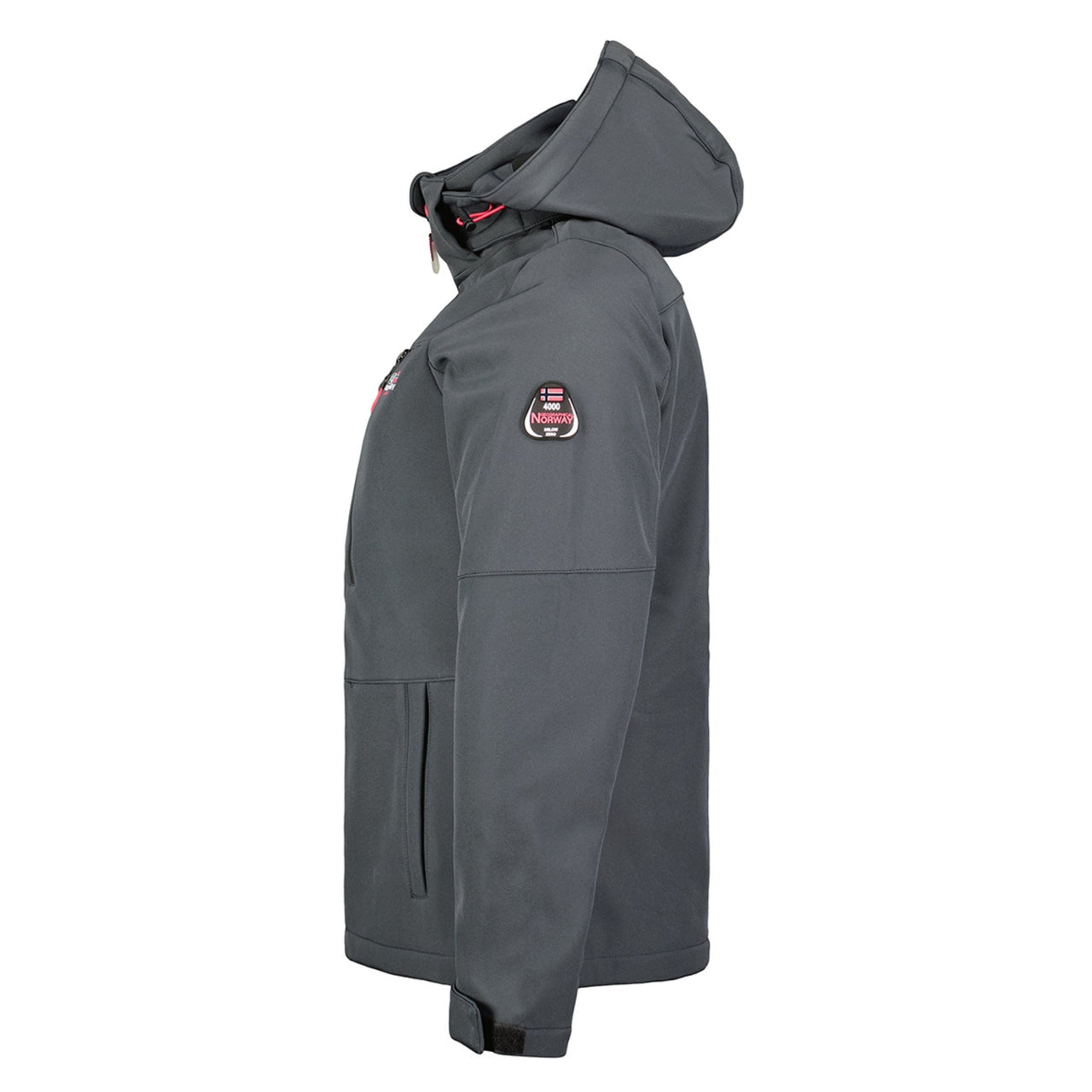 Geographical Norway Geographical Norway Timmex Mujer - Softshell con capucha Gris oscuro - Geographical Norway - S Gris oscuro