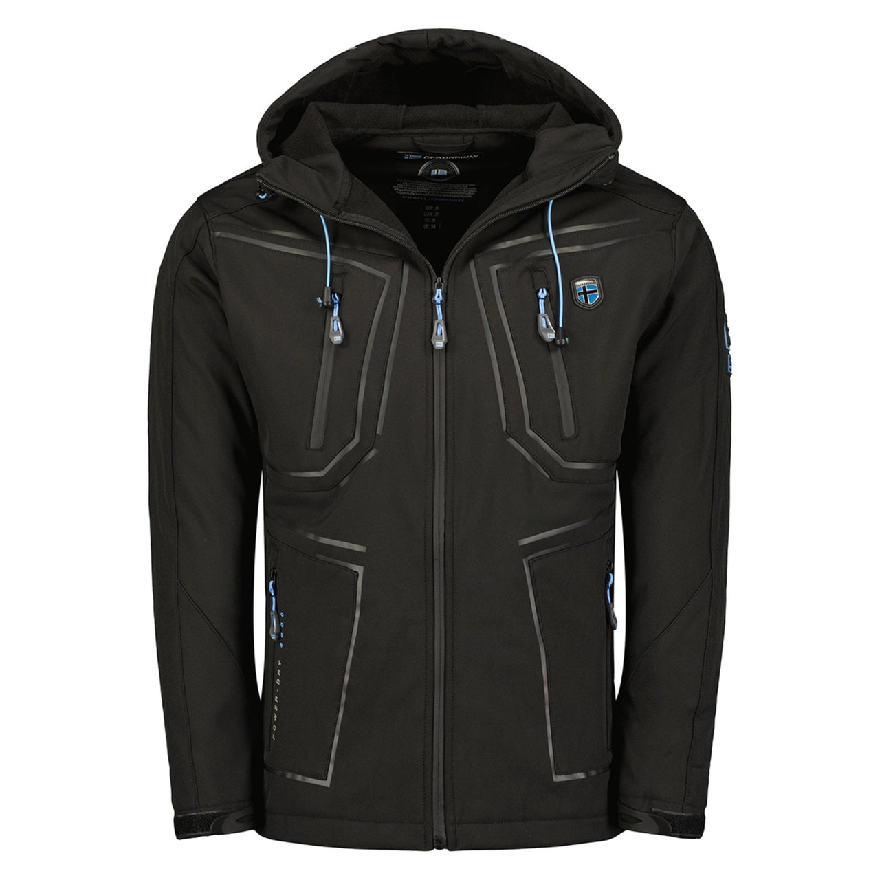 Geographical Geographical Norway Topere Hombre - Softshell Negro - Geographical Norway - S Negro