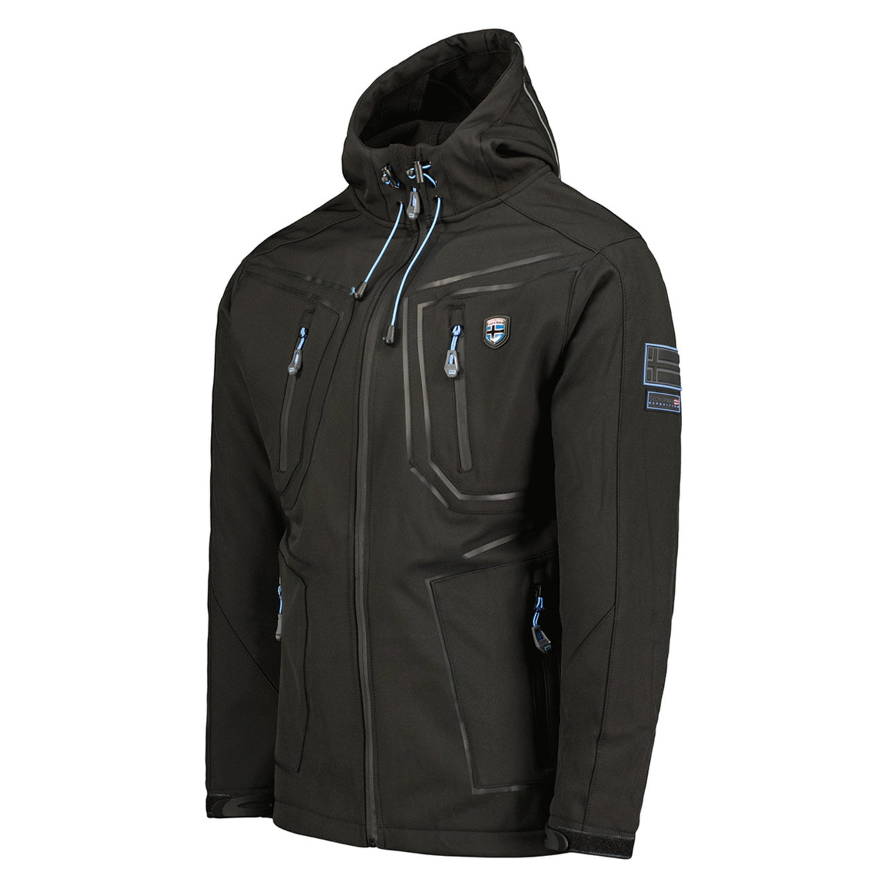 Geographical Geographical Norway Topere Hombre - Softshell Negro - Geographical Norway - S Negro