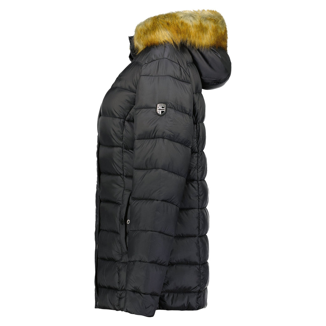 Geographical Norway Adela Donna - Parka trapuntato nero - Geographical Norway - S Nero