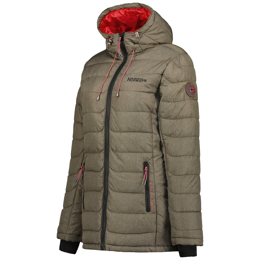 Geographical Norway Astana Donna - Giacca Khaki - Geographical Norway - S Khaki