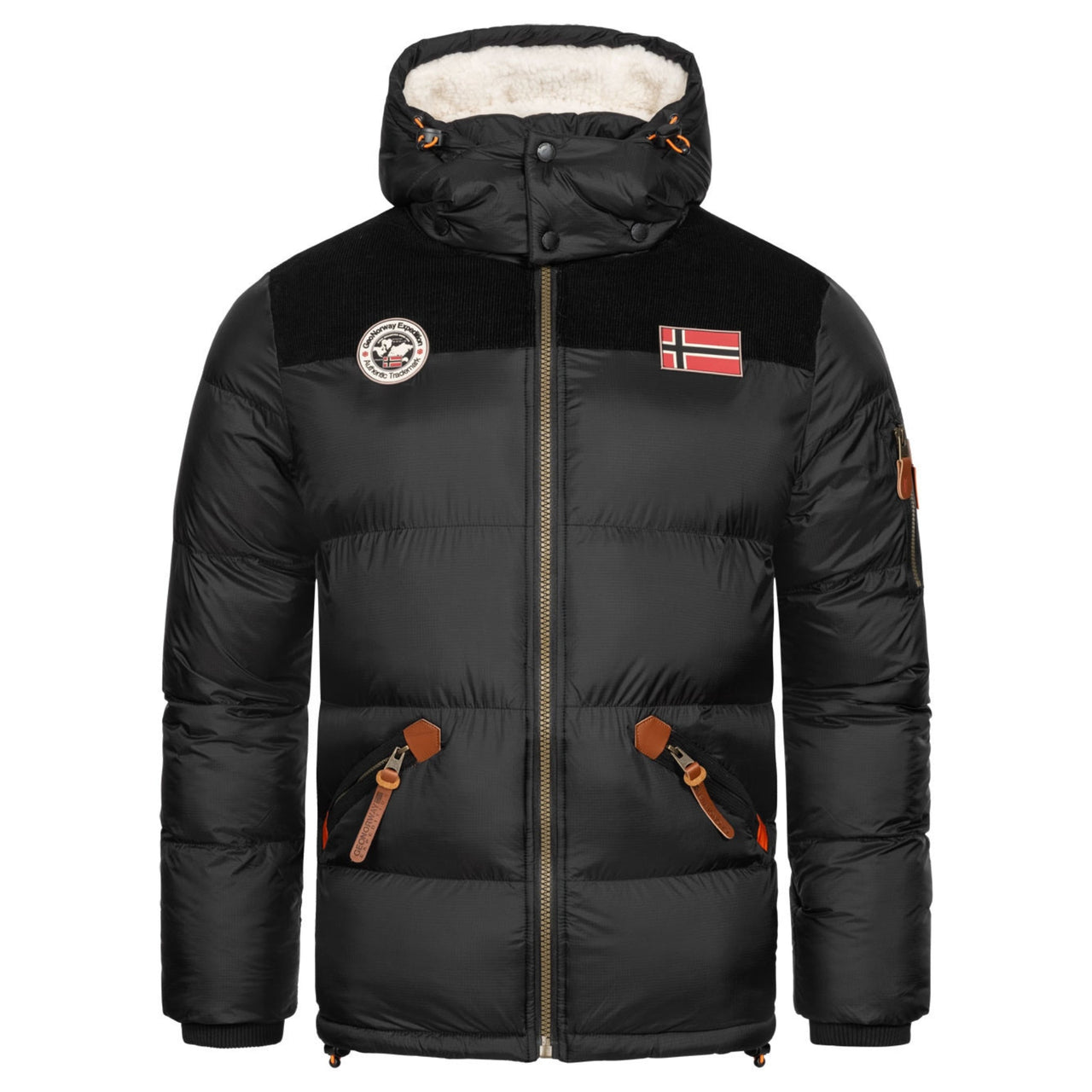 Geographical Norway Celian Uomo - Giacca imbottita trapuntata nera - Geographical Norway - S Nero