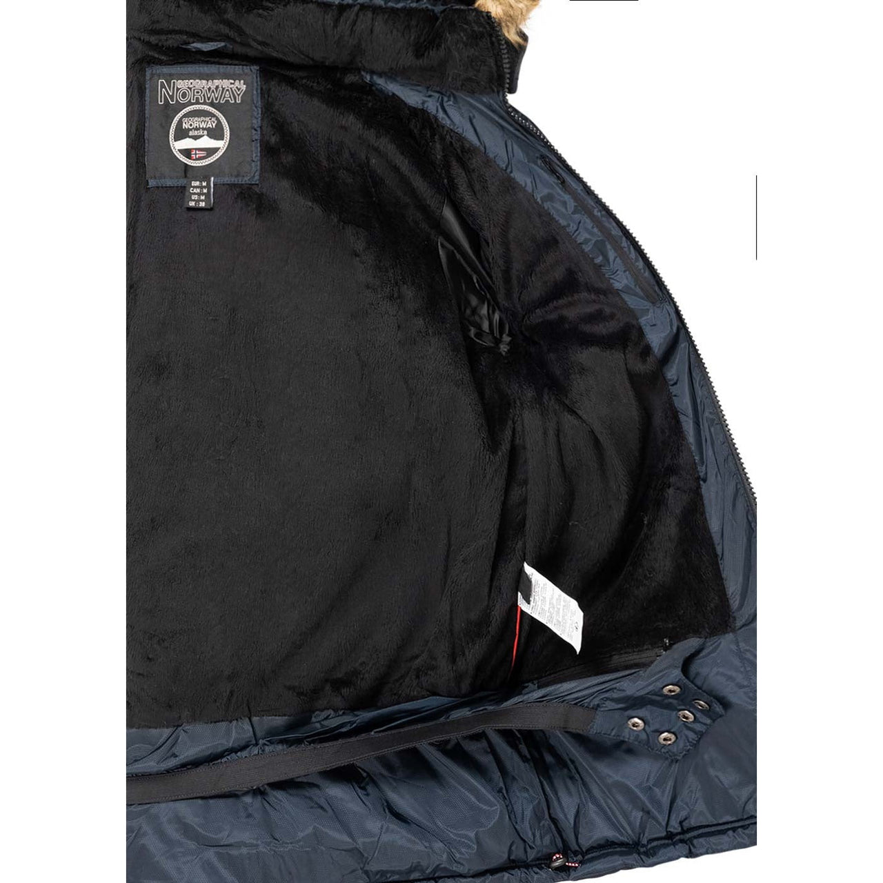 Geographical Norway Danone Homme - Parka bicolore da uomo - Navy - Geographical Norway - S Navy