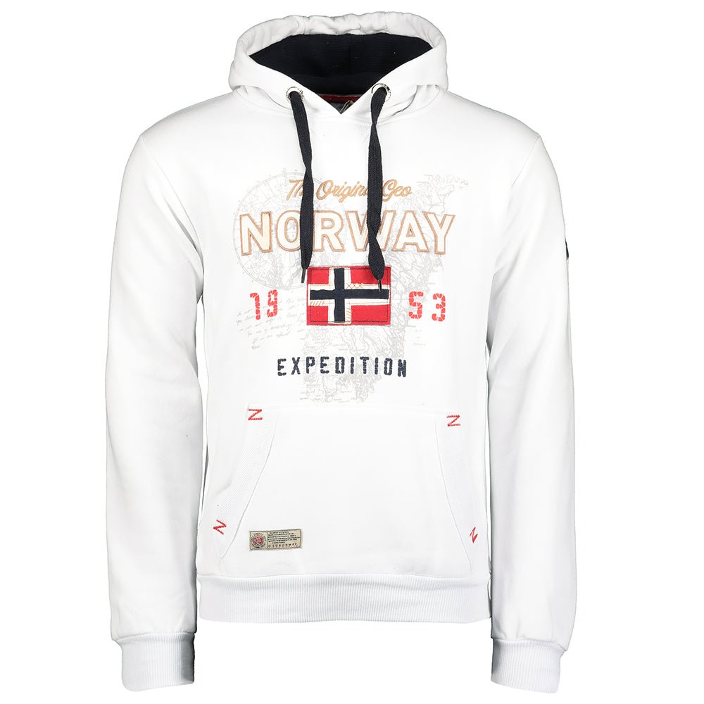 Geographical Norway Guitre Homme - Top in felpa - capo bianco - Geographical Norway - S Bianco