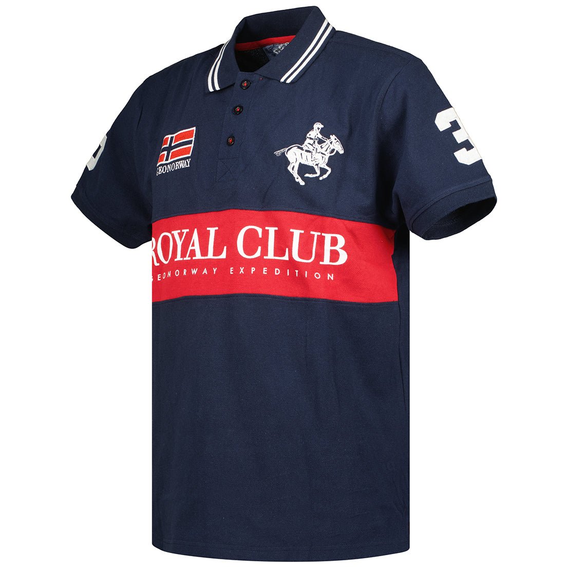 Geographical Norway Kahorse Uomo - Polo a maniche corte Navy - Geographical Norway - S Navy